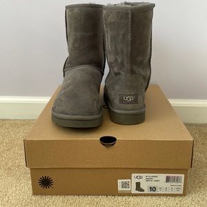 Womens Classic Short grey Uggs
